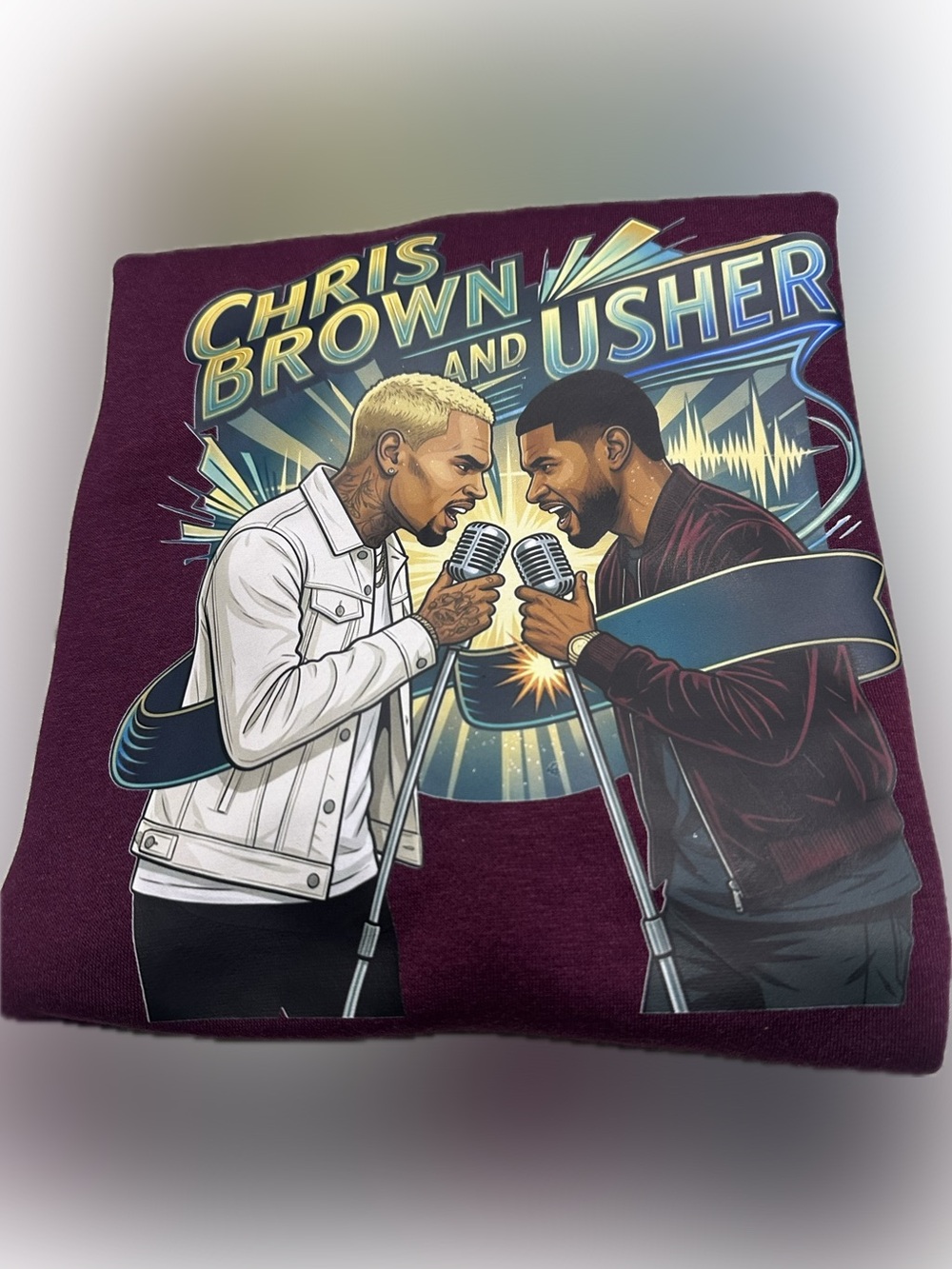 Chris Brown & Usher Tour Sweatshirt Size S